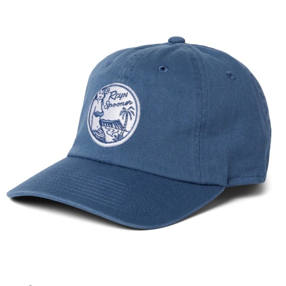 Reyn Spooner Men’s 100% Cotton Baseball Cap - The Mauka Hat in Breaker Blue - Picture 1 of 2